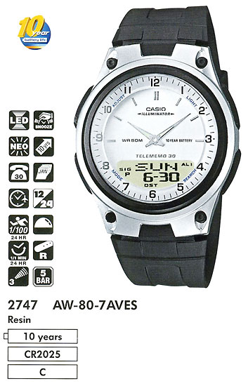 Casio AW-80-7A