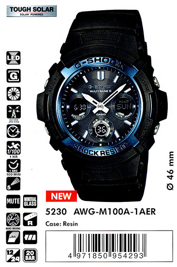 Casio AWG-M100A-1A