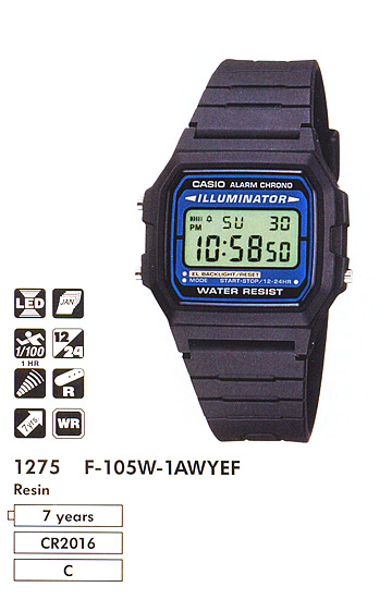 Casio F-105W-1A