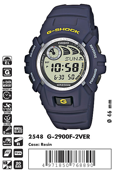 Casio G-2900F-2V