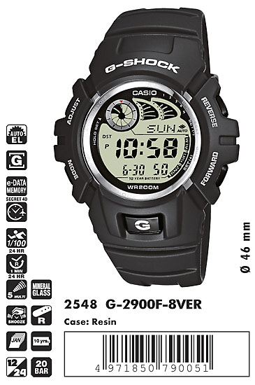 Casio G-2900F-8V
