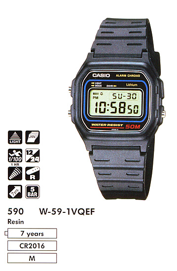 Casio W-59-1