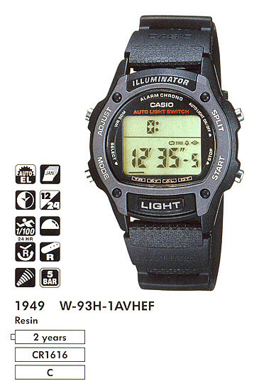 Casio W-93H-1A